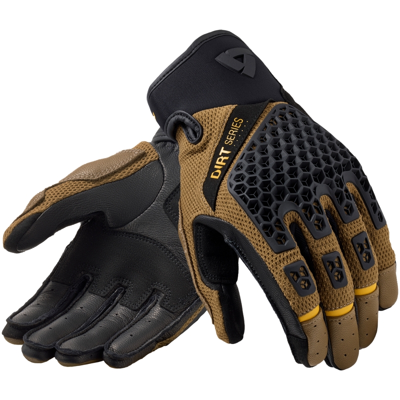Revit Caliber 2 Motorradhandschuhe schwarz-braun