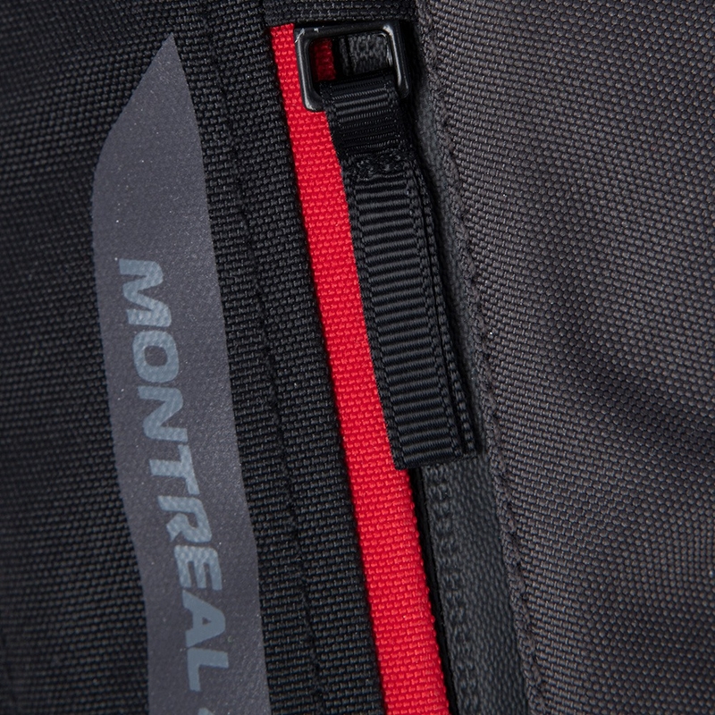 Oxford Montreal 4.0 Dry2Dry™ Motorradjacke Schwarz-Grau-Rot