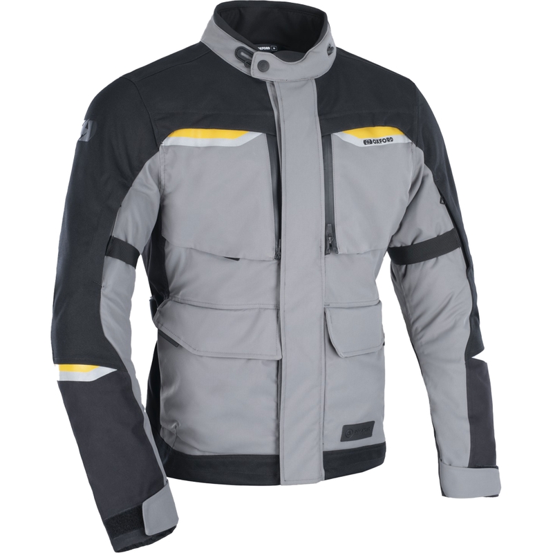 Oxford Advanced Mondial 2.0 Dry2Dry™ Motorradjacke Schwarz-Grau