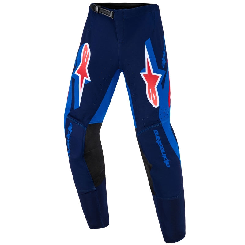 Motocrosshose Alpinestars Supertech Vista Kinder Dunkelblau-Koralle-Kobalt