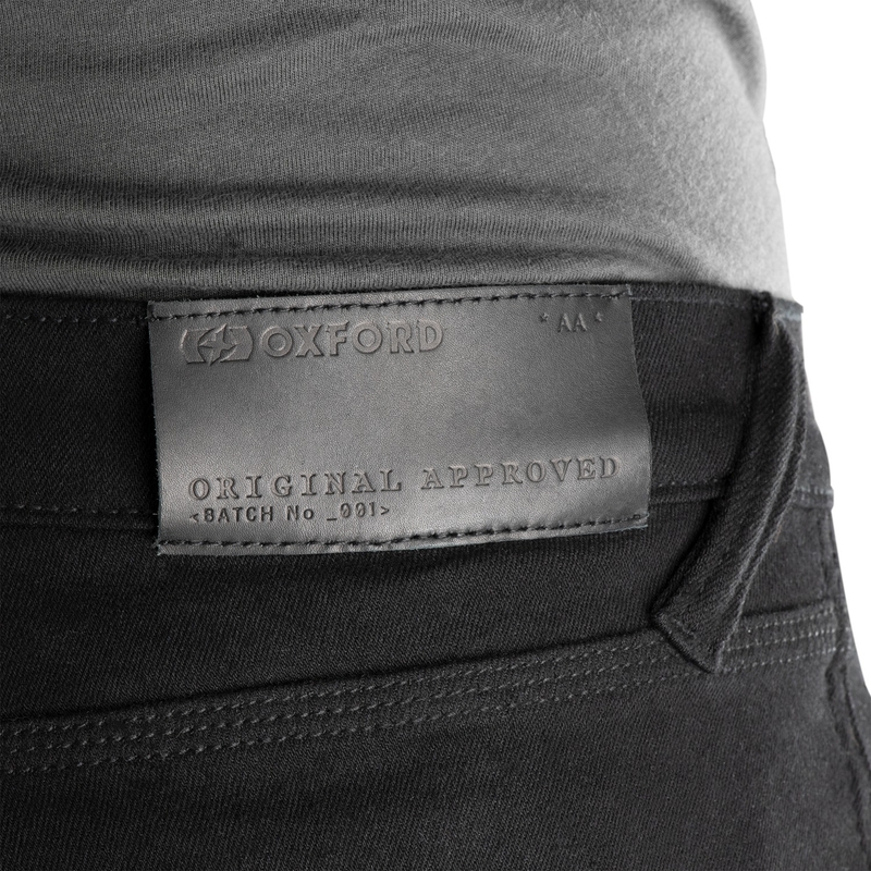 Damen Motorradjeans OXFORD ORIGINAL APPROVED SUPER STRETCH JEANS AA SLIM FIT schwarz