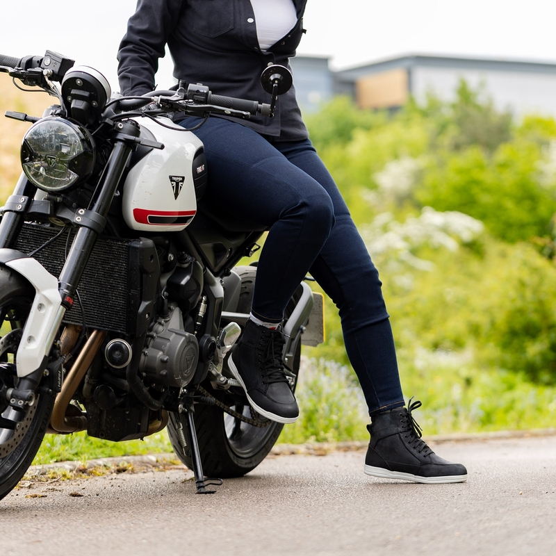 Damen Motorradjeans OXFORD ORIGINAL APPROVED SUPER STRETCH JEANS AA SLIM FIT blau indigo