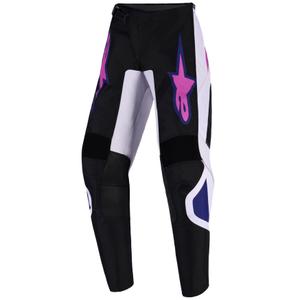 Motocrosshose Alpinestars Fluid Grid Kinder Schwarz-Hellgrau-Lila