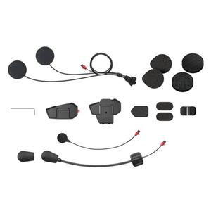 Helmhalterung mit Zubehör für Sena Spider ST1 Headset