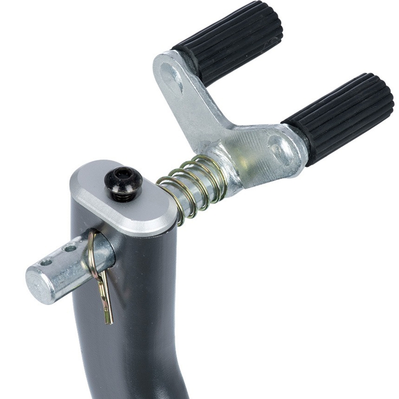 Oxford Zero-G Rocker Motorrad-Hinterbauständer mit Zusatzrad, schwarz