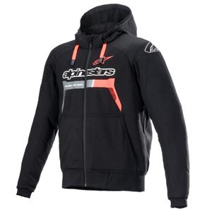 Alpinestars Chrome Ignition Hoodie schwarz-rot fluo-grau-weiß