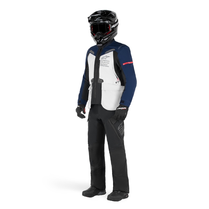 Jacke Alpinestars ST-7 Gore-Tex Hellgrau-Blau-Schwarz