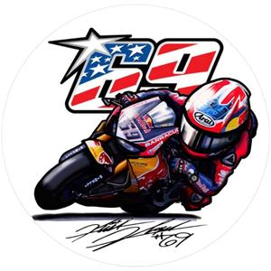 Nicky Hayden ART Sticker