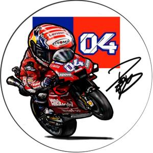 Andrea Dovizioso ART Sticker