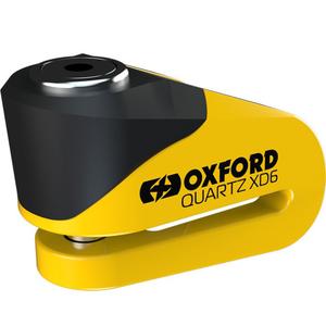 Oxford Quartz XD6 Scheibenbremsenschloss gelb-schwarz