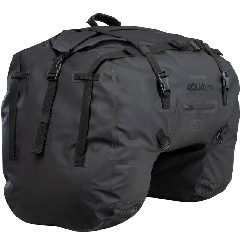 Oxford Aqua D-70 Satteltasche hinten schwarz
