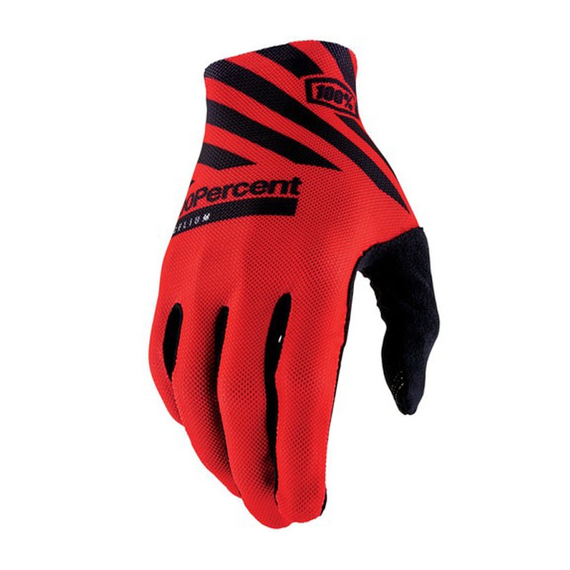 Motocross-Handschuhe 100% Celium rot-schwarz