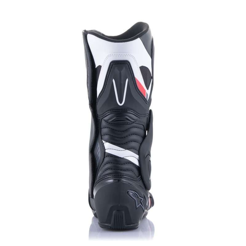 Alpinestars S-MX 6 Motorradstiefel schwarz-weiß-grau-rot