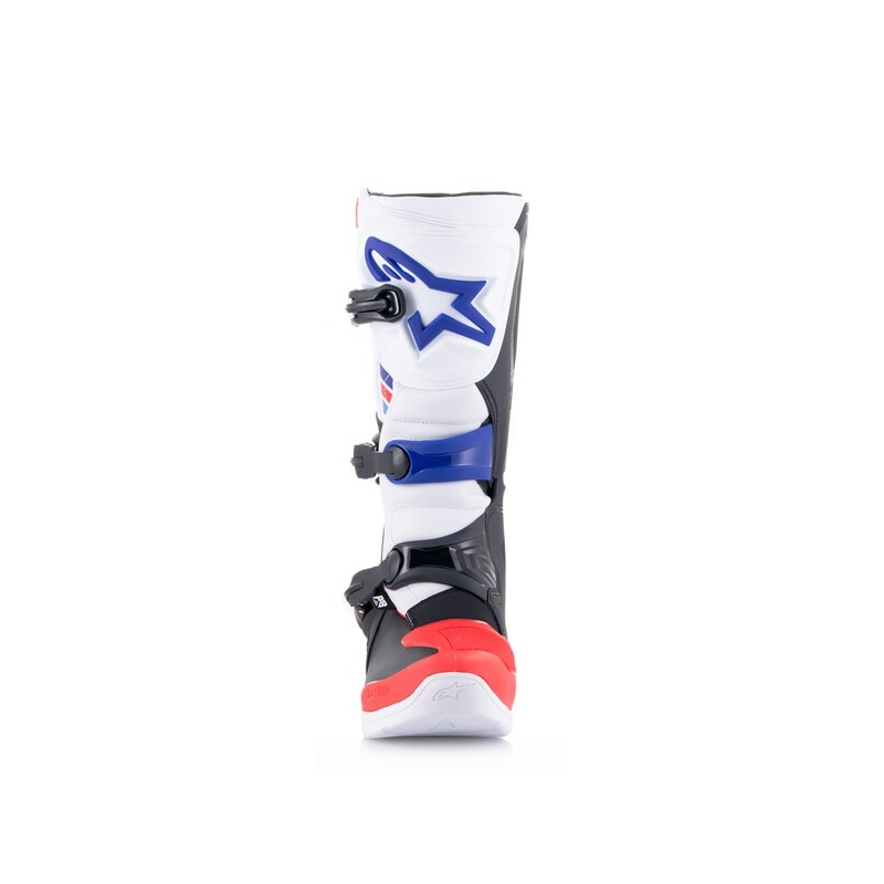 Alpinestars TECH 3 Motocrossstiefel weiß-schwarz-blau-rot