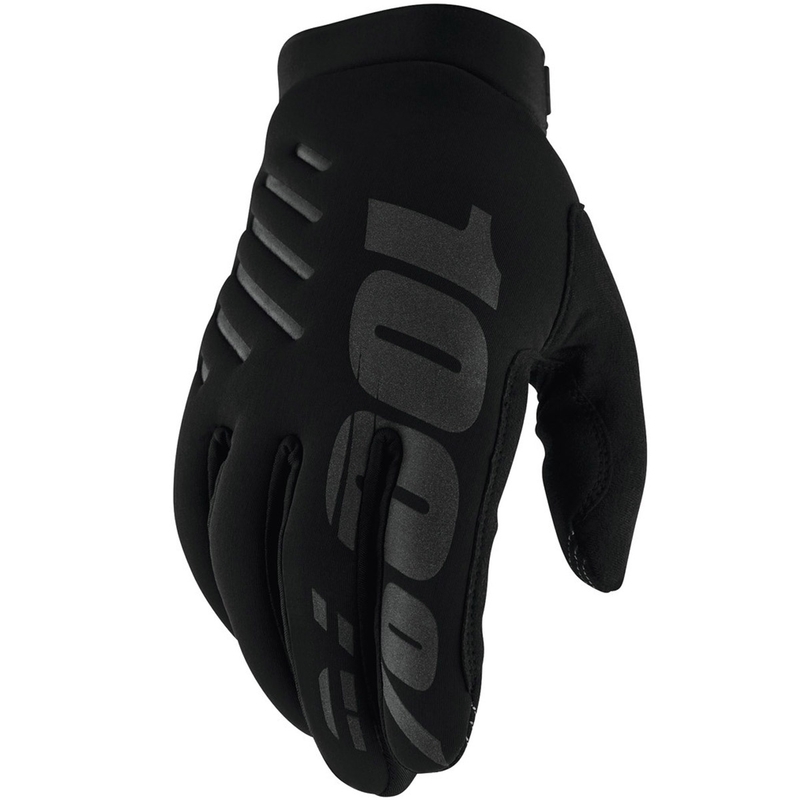 Damen Motocrosshandschuhe 100% - USA BRISKER schwarz