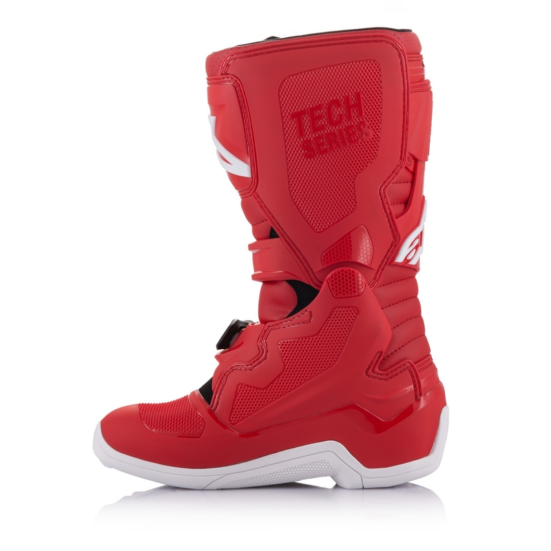 Alpinestars Tech 7 S Kinder-Motorradstiefel rot