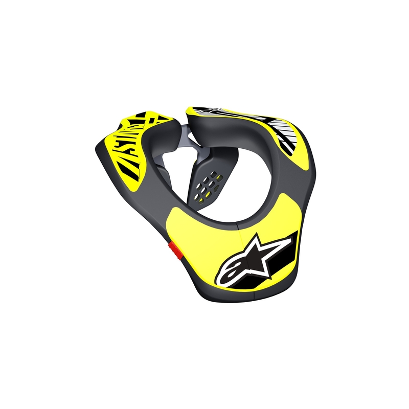 Alpinestars Neck Support Youth Kinder Nackenschutz, fluo gelb/schwarz