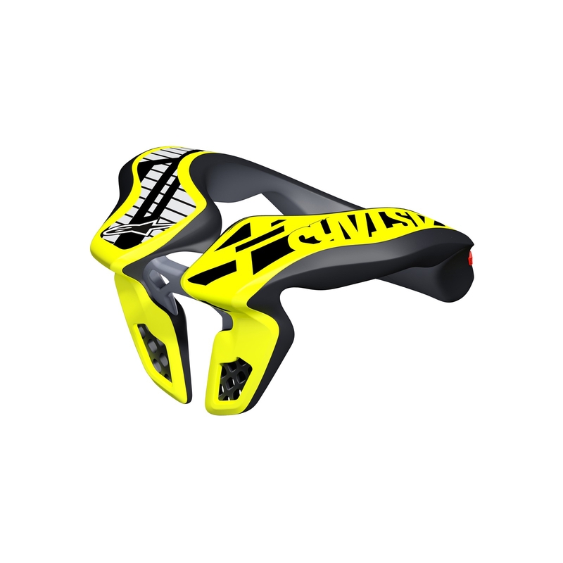 Alpinestars Neck Support Youth Kinder Nackenschutz, fluo gelb/schwarz