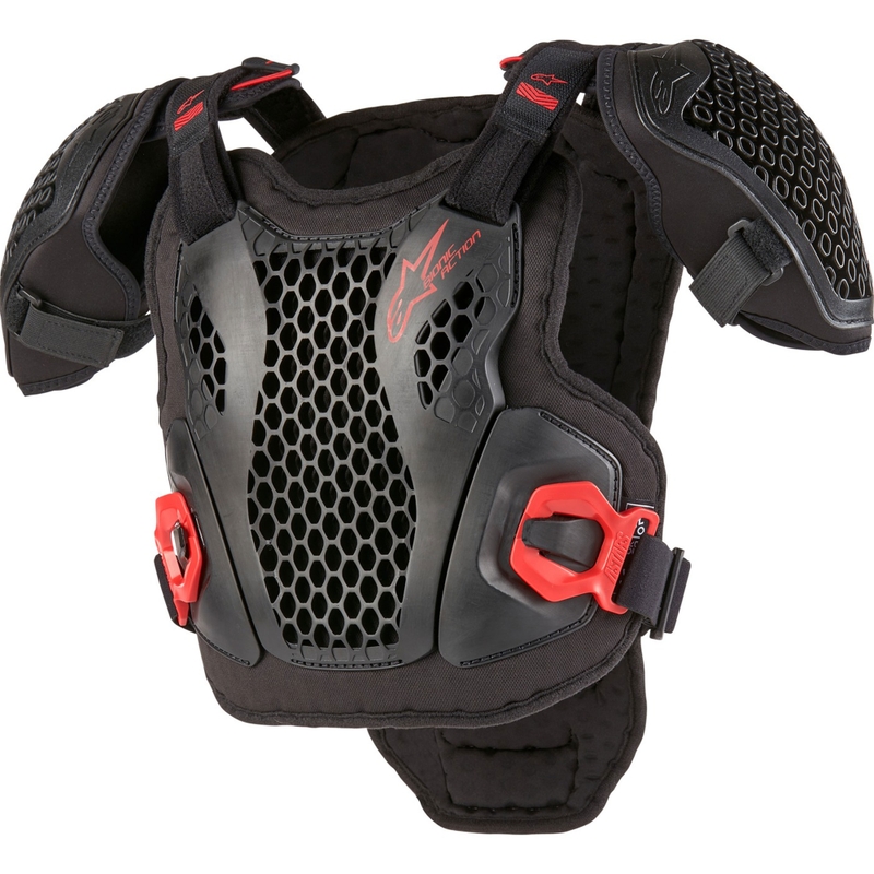 Alpinestars Bionic Action Youth Brustschutz schwarz-rot