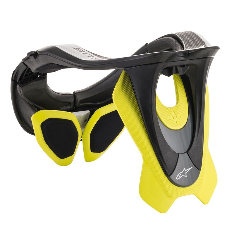 Alpinestars BNS Tech-2 Nackenschutz schwarz-gelb fluo