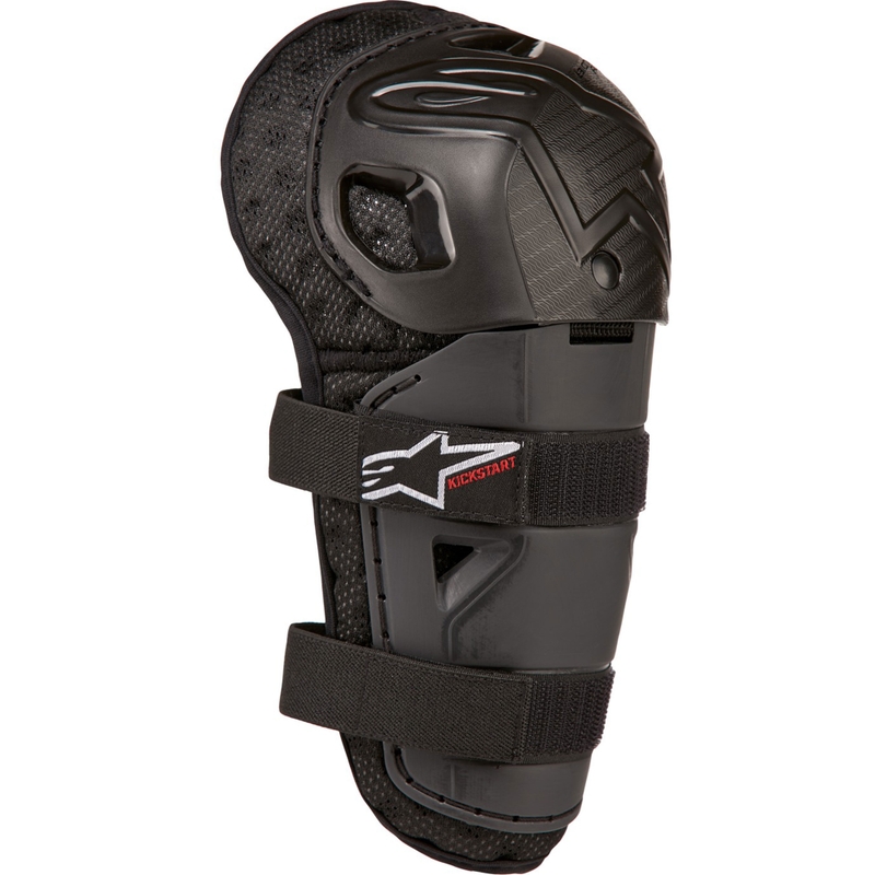 Knieschützer Alpinestars Bionic Kickstart Schwarz-Rot Kinder