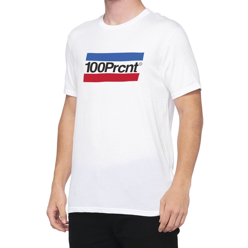 T-Shirt 100% - USA ALIBI weiß