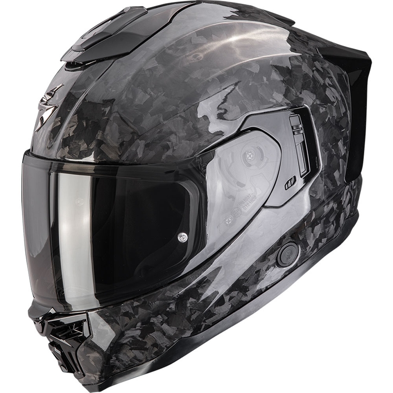 Scorpion EXO-1500 Carbon Air Onyx Integralhelm für Motorräder, Schwarz