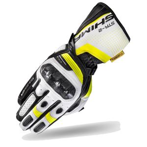 Handschuhe Shima STR-2 schwarz-weiß-fluorgelb