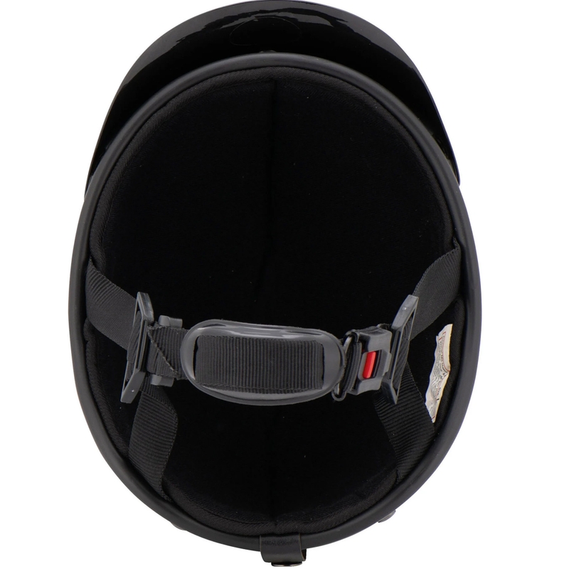 Louis Braincap Motorradhelm schwarz