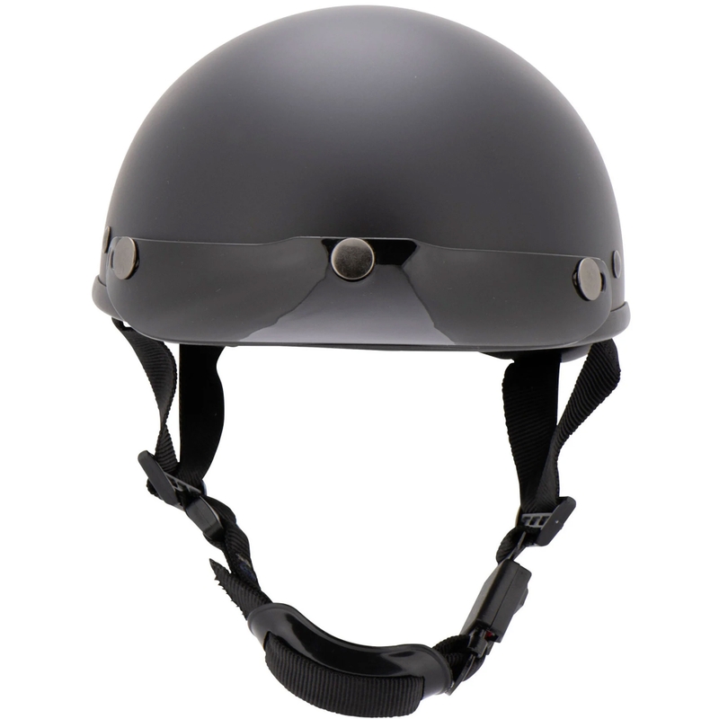 Louis Braincap Motorradhelm schwarz