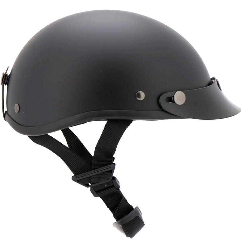 Louis Braincap Motorradhelm schwarz