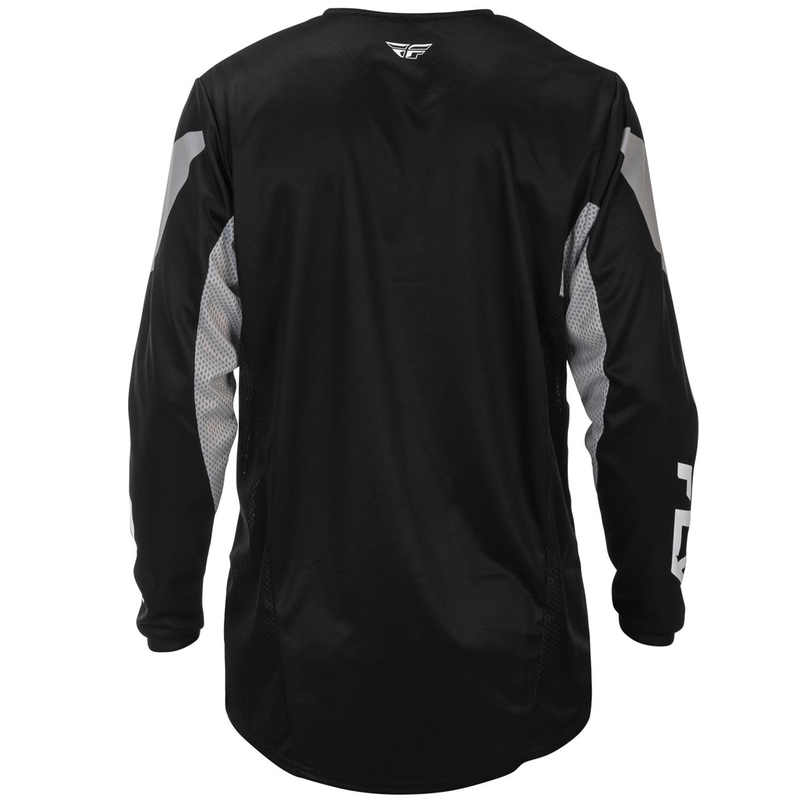 FLY Racing Kinetic USA Motocross Trikot schwarz-grau