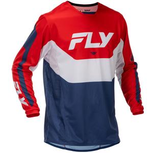 Motocross Trikot FLY Racing Kinetic USA rot-weiß-blau