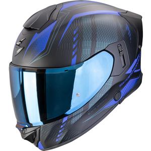 Scorpion EXO-530 Air Theras Motorrad Integralhelm matt schwarz-blau