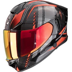 Scorpion EXO-530 Air Theras Motorrad Integralhelm metallic schwarz-rot