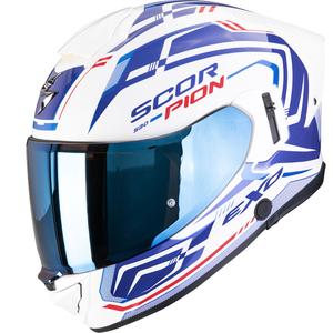 Scorpion EXO-530 Air Slope Motorrad Integralhelm weiß-blau-rot
