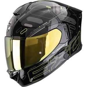 Scorpion EXO-530 Air Fond Motorrad Integralhelm schwarz-fluo gelb