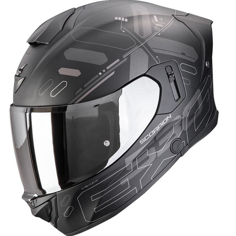 Scorpion EXO-530 Air Fond Motorrad Integralhelm schwarz-silber