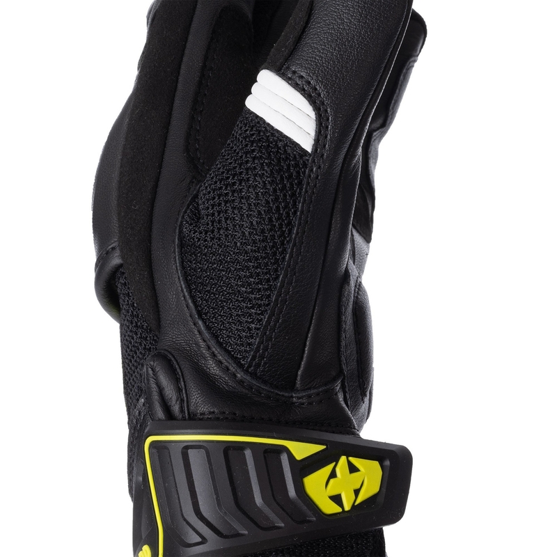 Oxford RP-4S 3.0 Motorradhandschuhe schwarz-weiß-gelb