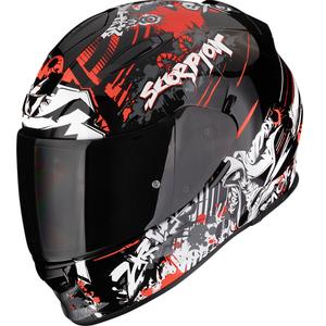 Scorpion EXO-491 Spector Motorrad Integralhelm schwarz-rot
