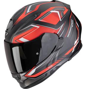 Scorpion EXO-491 Zumo Integralhelm Motorrad matt schwarz-rot