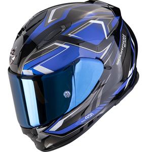 Scorpion EXO-491 Zumo Integralhelm Motorrad schwarz-blau