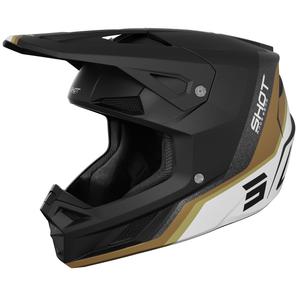 Motocross-Helm Shot Speed Atomic mattgold