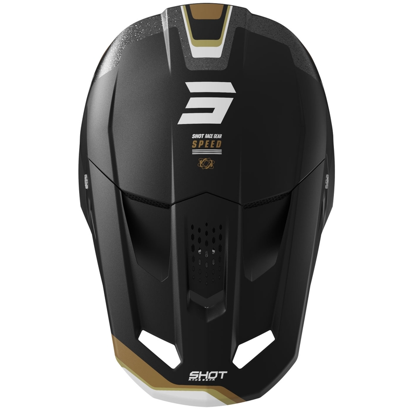 Motocross-Helm Shot Speed Atomic mattgold