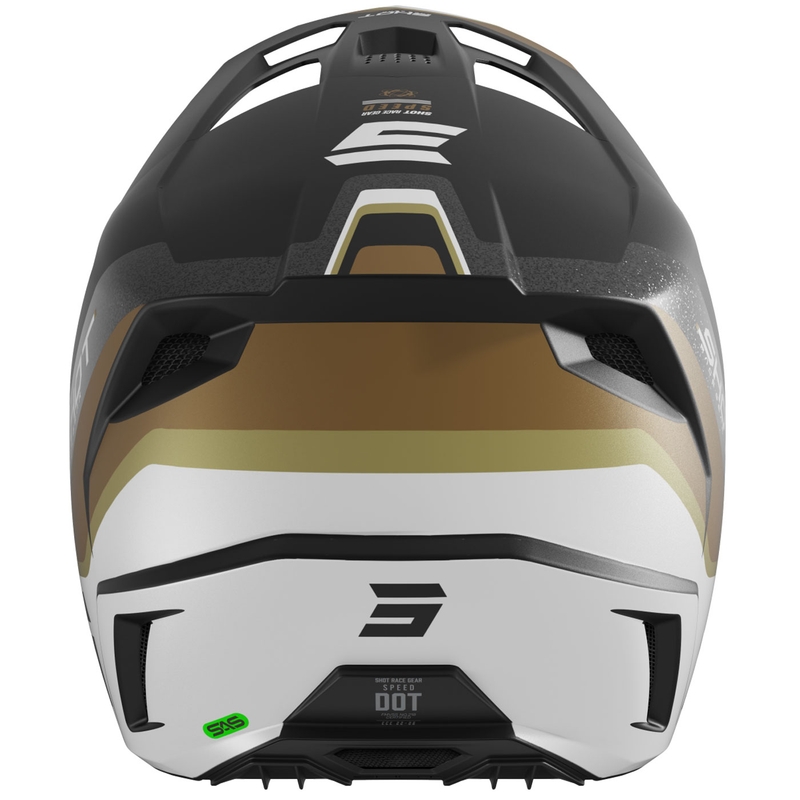 Motocross-Helm Shot Speed Atomic mattgold