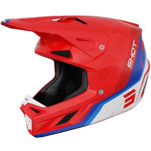 Motocross Helm Shot Speed Atomic Pearl Red