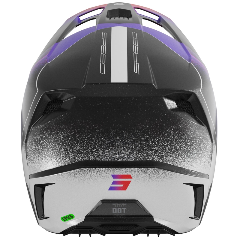 Motocross Helm Shot Speed Olymp Pearl Purple