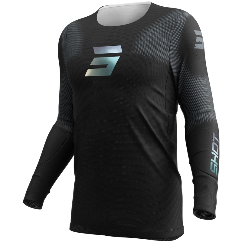 Shot Aerolite Space Motocross-Trikot schwarz