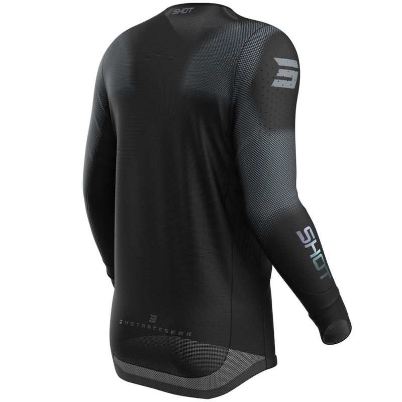 Shot Aerolite Space Motocross-Trikot schwarz
