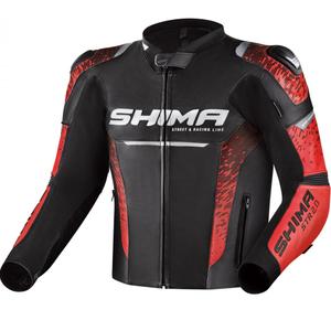 Shima STR 2.0 Motorradjacke schwarz-rot